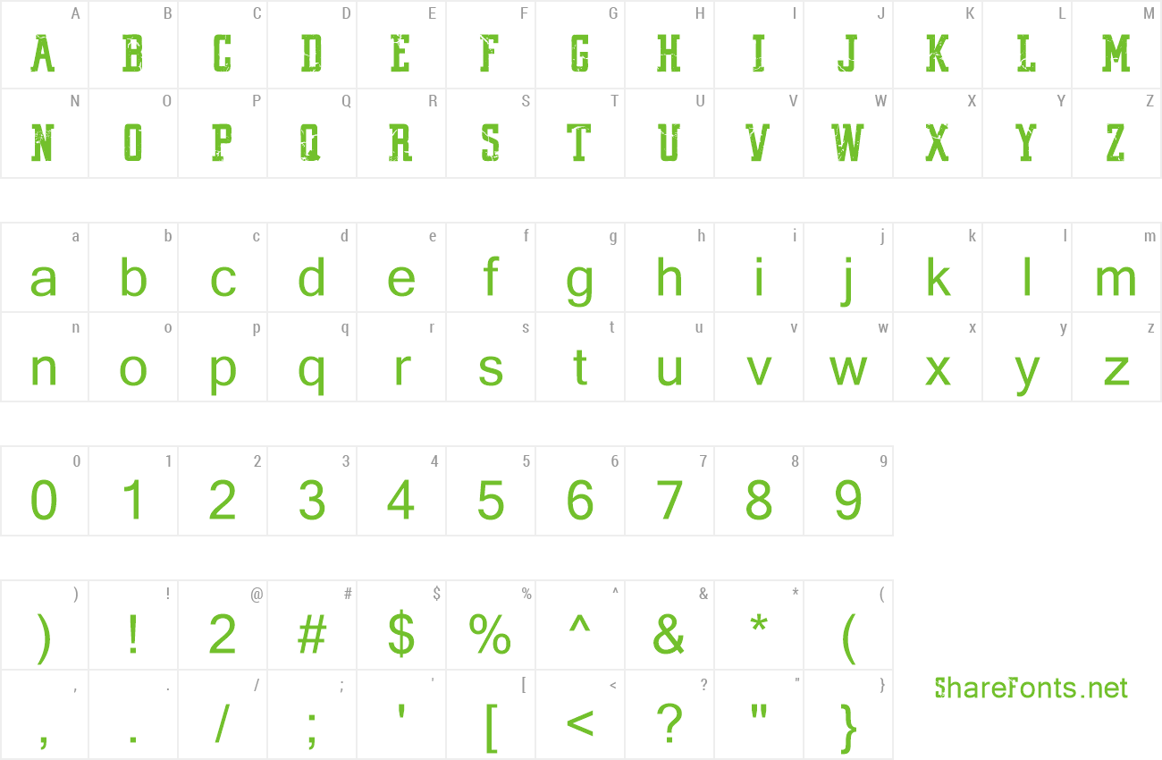 Font VINTAGE COLLEGE DEPT_DEMO_worn preview